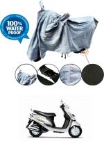 RONISH Waterproof Two Wheeler Cover for Mahindra (Rodeo RZ, Grey)