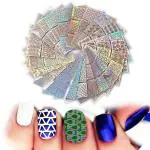 MAPPERZ Nail Art Stickers/144 Pcs Nail Art Stickers Sheets/ Waterproof Nail Art Self Adhesive 3D Stickers- Multicolor