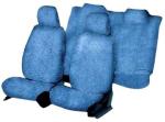 Crokrok Blue Cotton Car Seat Cover for Maruti Esteem (Pack of 5)