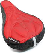 STRAUSS Anti Slip 3D Sponge Seat Cover Red - 28 x 17.5 x 2.5 cm
