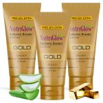 NutriGlow Set of 3 Gold Radiance Booster Foam Face Wash For Nourished & Hydrated Skin, Reduce Dark Spot & Blemishes, All Skin Types, 65ml Each