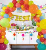 RG Accessories Multicolor Latex Solid Fiesta Party Decoration Balloon Garland For Birthday, Anniversary (Pack Of 60)