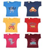 Kwitchy Baby Boys' & Baby Girls' T-Shirt (Multicolor,3-4 Years)