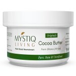 Mystiq Living Originals - Pure Cocoa Butter Raw & Unrefined| African, Organic| For Face, Body & Stretch Marks, Lips, DIY Products| 220 GM