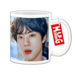 Mug Morning BTS Jin Mug BTS Jin Coffee Mug BTS Jin Cup BTS Jin Merchandise for Girls BTS Jin Extreme Close Up