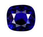 Feel Touch Mart Blue Sapphire Certified Sri Lankan Ceylon 10.50 Ratti Natural Indraneelam Neela Patthar Loose Gemstone Cushion Shape Blue Sapphire Stone For Ring & Pendant By