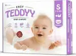 Teddyy Easy Small (S) Size - 48 diapers| Pack of 1 |(4-8 kgs)Baby Diaper Pants Upto 10hrs Protection, Anti bacterial, Anti Rash