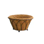 GARDEN KING Round Floor Basket with Coir Liner ( Set of 1 PC)