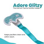 Adore Glitzy - The Animal Theme Pacifier Holder with Velcro- Elephant