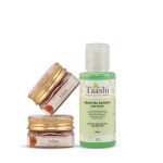 Taashi Seabuckthorn 100% Natural Vegetarian Collagen Builder Beauty Capsules (pack of 2) with Taashi Green Tea Natural Face Wash