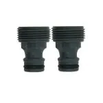 Divine Tree 3/4 Inch Male Threaded Tap Connector Male Watering Fittings For Threaded Faucet Adapter Quick Connector For Garden Hose Pipe And Garden Nozzle Pack Of 2