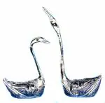 Rastogi Handicrafts Feng Shui Swan Pair Set of Two Swan Love Birds Home Decor