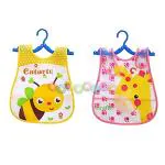 DESIGNESTYMulticolor Waterproof Baby Feeding Bibs - 9 Months - 6 Years ( Pack of 2 )