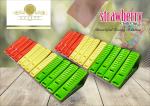 RJ Rojeno Cloth Hanging Clips with Strawberry Design, Drying Clothes Clip Set of 24 Pieces (2 Dozen) (24 Pcs)