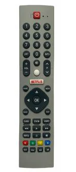 Upix Smart LCD/LED Remote with Netflix Function (No Voice Command), Compatible with Sanyo Smart TV LCD/LED Remote Control- EXACTLY SAME REMOTE WILL ONLY WORK