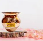 BHAKTI 2 SHAKTI MAKING WORSHIP SPECIAL- Pooja Kalash (4.5 inch) | Pure copper Kalash for pooja | Worship lota | Copper lota for Temple Puja Decoration | Tamba Lota for drinking water (1 piece)