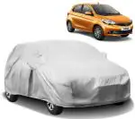 Carnest Car Cover For Tata Tiago (With Mirror Pockets) (Silver)