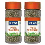 Keya Pasta Seasoning | Glass Bottle | Handpicked Dried Herbs 45Gm x 2 (Pack of 2)