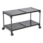 YMRR 2 step Multipurpose Rack with wheels - Color Black