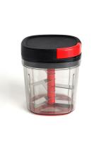 HOMETALES Manual Premium Kitchen Chopper, 950 ml with 5 Blades, Black