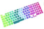 iFyx Asus 15.6 inch Rainbow Silicone Keyboard Skin Protector Case Cover