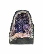 Shubhanjali store Large Caves Geode Specimen Sculpture Geode Rock Cluster (22 X 16 cm)