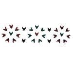 Comet Busters Handcrafted Multicolor Moon Bindis (6mm) (BIN1776) Pack of 1