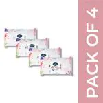 Sea bird Anti-Bacterial Refreshing Baby Wipes | Revitalizing Your Skin with Moisturizing and Soothing Wipes - On the Go Mild Fragrance For Daily Active Life (4 Refreshing Tissue Multi Fragrance)