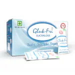 Daylon Health Care Gluk Fri Sachet - Sugar Free Sucralose Powder | 100% Safe Sugar Substitute | Sweet and Healthy Zero calorie Artificial Sweeteners | Sugar Alternative for Diabetics
