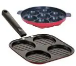 Nirlon 2 pcs of Red Non-stick Kitchen Utensils Combo Set
