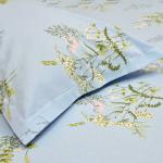 Haus & Kinder 100% Cotton Kids Bedsheet for Single Bed, 1 Single Bedsheet Cotton (88 x 57 Inches) with 1 Pillow Cover| 186 TC (Blue Bird)