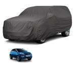 Auto Hub Car Body Cover Compatible with Tata Nexon with Mirror Pockets, Triple Stitched, Water Resistant Car Cover, Grey