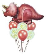 My Party Suppliers Dinosaur Confetti Dino-mite Jungle Theme Latex Balloon