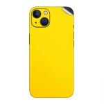 GADGETSWRAP Premium Material Skin Vinyl Decal Sticker Compatible With iPhone 15- Yellow Glossy