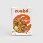 Cookd Wedding Bhai Biryani Kit 505g (Serves 3 People) | Ready to Cook Biryani Recipe in 20 Minutes with Basmati Rice, Biryani Paste & Seasoning Oil | Authentic Biryani Mix Kit with Spices