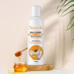 SOMWRITA Milk & Honey Body Lotion For Men And Women, Daily Moisturizer for Dry Skin, Gives Non-Greasy & Glowing Skin - For Men & Women 100ml(Pack Of 1)