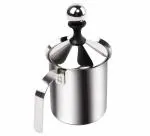 Kriaex Stainless Steel Milk Frother Cappuccino Coffee Frother Double Froth Pump