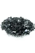 Sodee Black Glass Reflective Crushed Glass for Resin Art 1kg