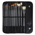 Brustro Artists’ Mixed Hair Brush Set of 15 IN PU BAG