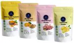 VEDICINE Wild Kasturi Turmeric Orange Peel Rose Petal and Lemon Peel Powder for Skin Care (100gmx4)