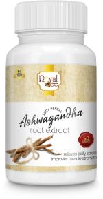 ROYAL BEE Ashwagandha Tablet, Ashwagandha Tablets, Anxiety and Stress, Ayurvedic Medicine