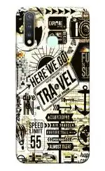 Mobiera Travel Design Printed Back Cover Case For Vivo Y19