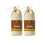 APKA KISAN- 2 kg Combo(1+ 1),Wheat Flour Maida |Vegan |Fibre Rich|No Pesticides |Pure & Fresh Maida