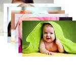 Craft Qila Paper Self Adhesive Exclusive Cute Baby Posters Combo | Smiling Baby Poster | Poster For Pregnant Women | Hd Baby Wall Poster For Room Decor Cq01 (Size : 45 Cm X 30 Cm) Pack Of 12