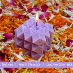 THE LIGHTINGALE Piller Scented Wax Chocolate Fragrance Candle for Birthday, Diwali, Christmas, Office, and Home.