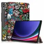 ProElite Cover for Samsung Galaxy Tab S9 Ultra Cover Case, Smart Trifold Flip case Cover for Samsung Galaxy Tab S9 Ultra 14.6 inch Support S Pen Magnetic Attachment, Hippy