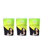 Natural Diva Black Henna Powder |Chemical-free | strong hair Pack of 3 | 120gms