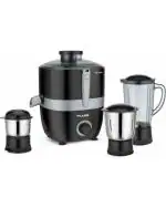 Lazer Passion 3 Jars 500W Juicer Mixer Grinder, Black with Silver