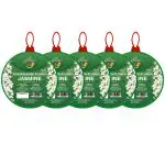 Soulfresh Jasmine Air freshener flower block, Bathroom & toilet freshener 100g each (Pack of 5)