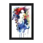 RANDOM Beautiful Girl Painting, 18 inch X 12 Inch